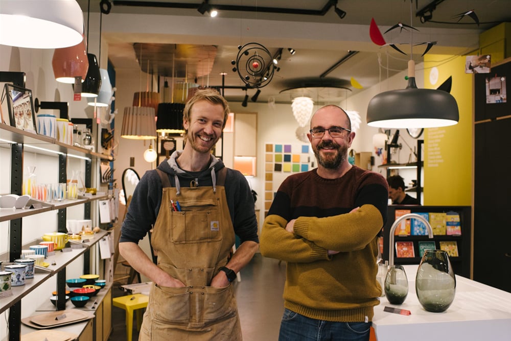 Plywood kitchen directors Tim and Jim