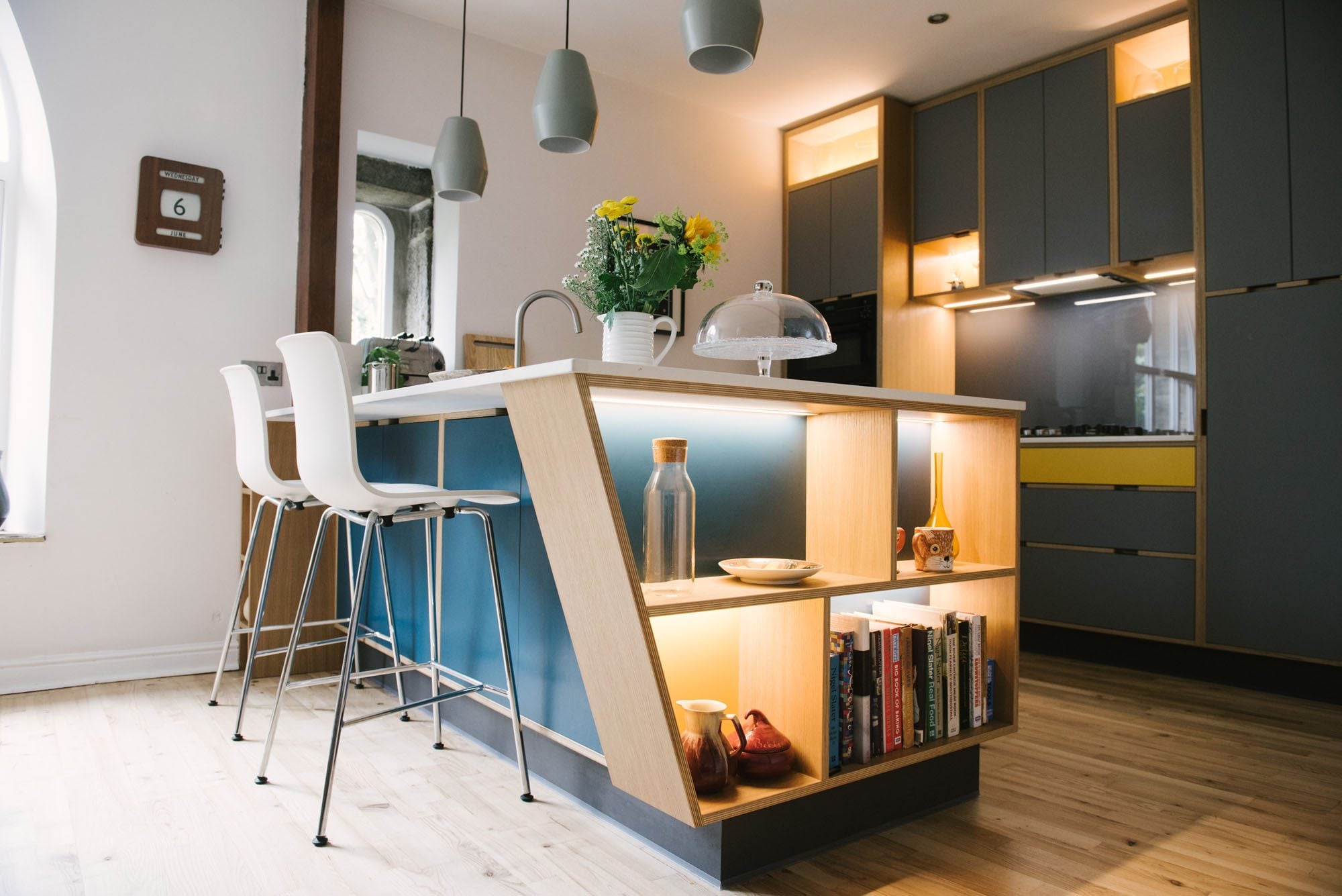 Plywood Kitchen Island