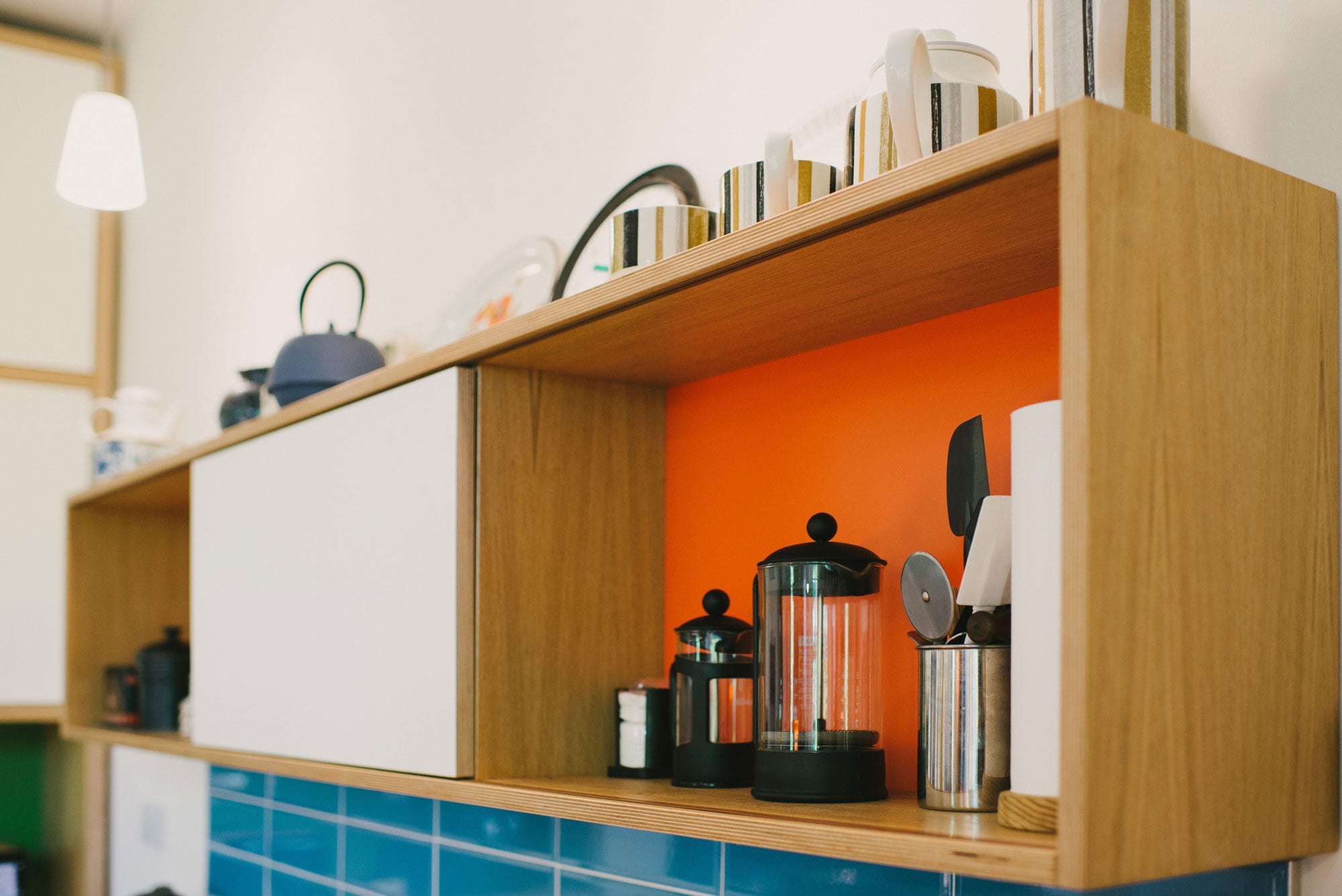 Open shelving