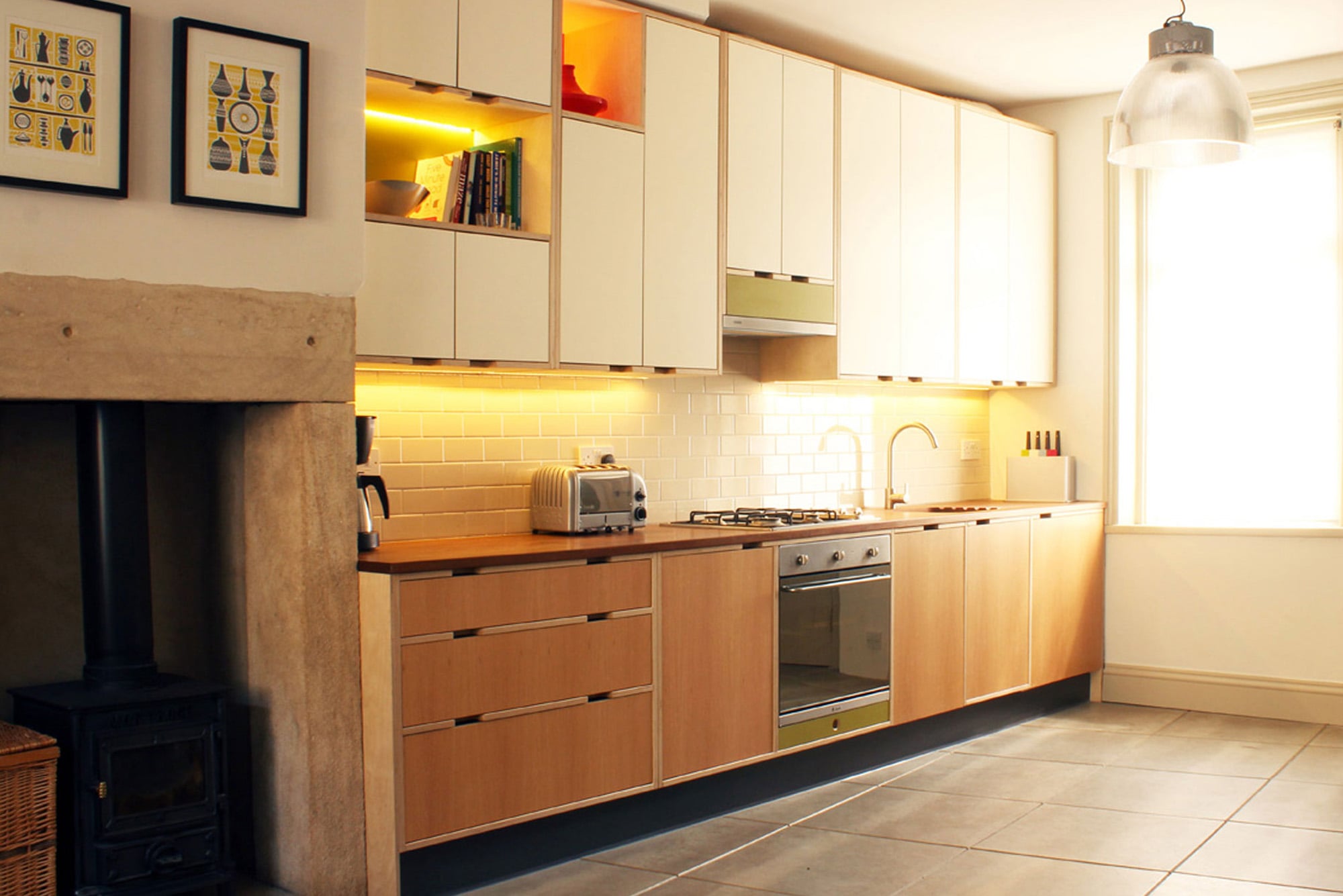 Plywood kitchen - Oak Veneer