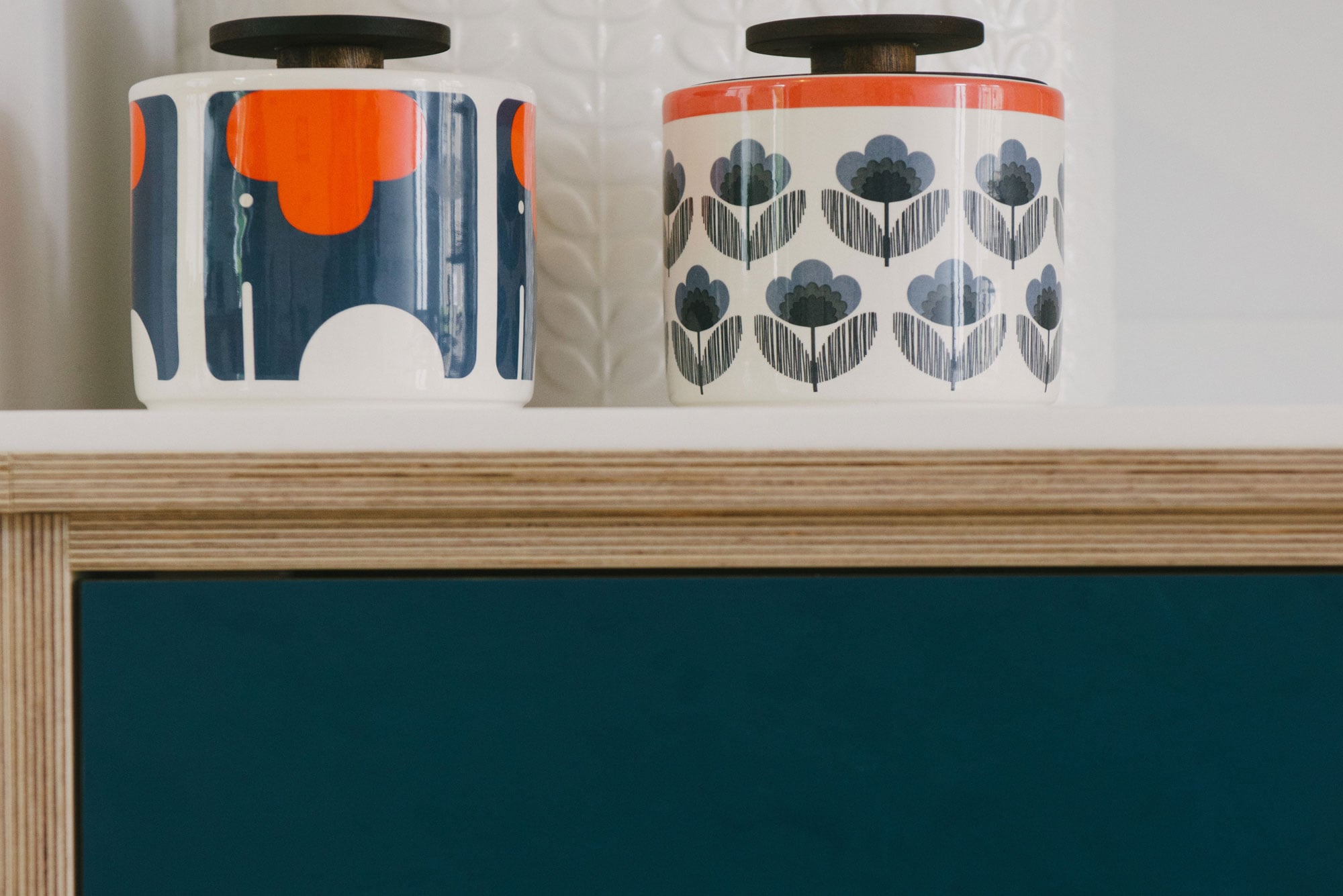 Storage Jars on corian worktop