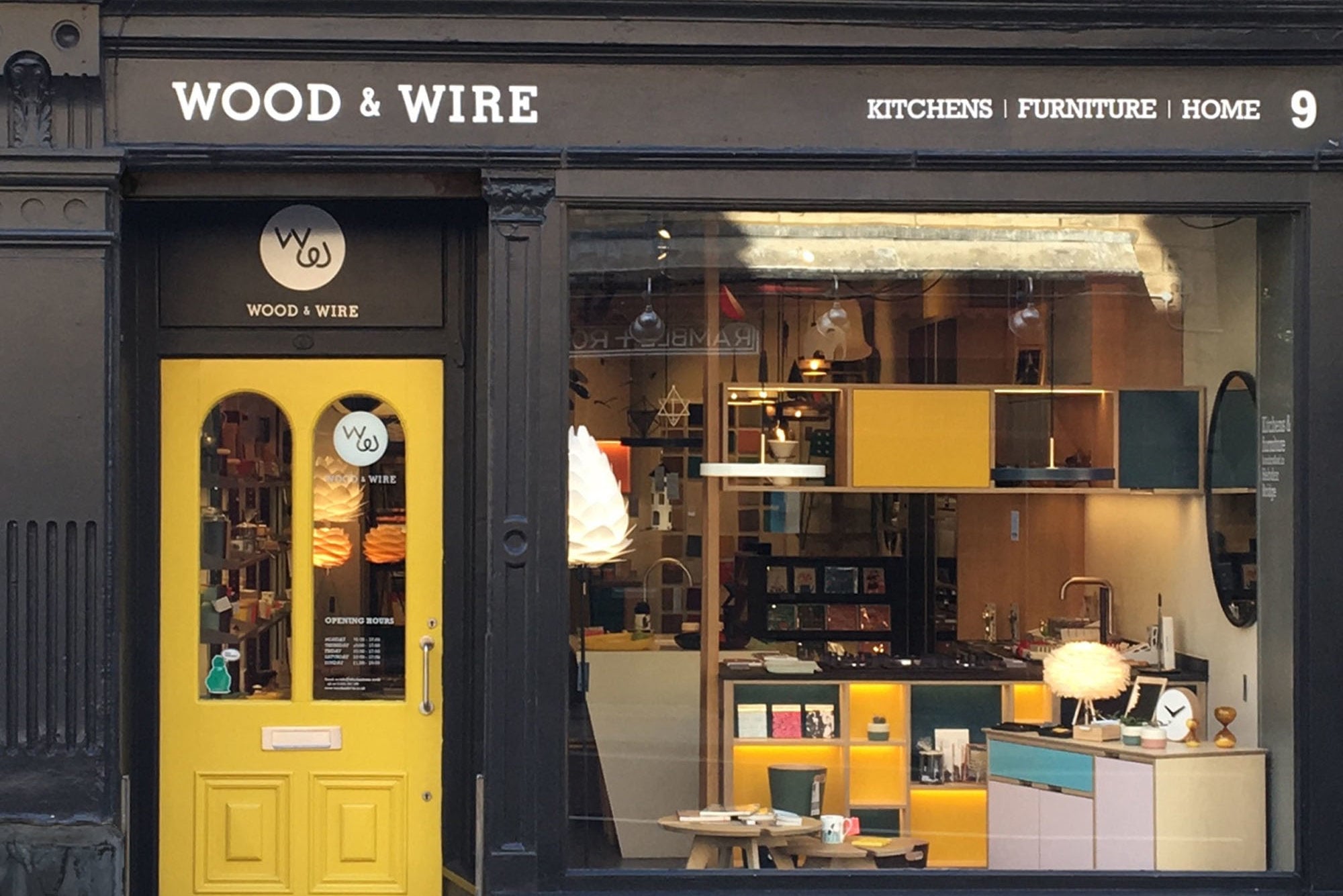 wood & Wire hebden bridge shop front