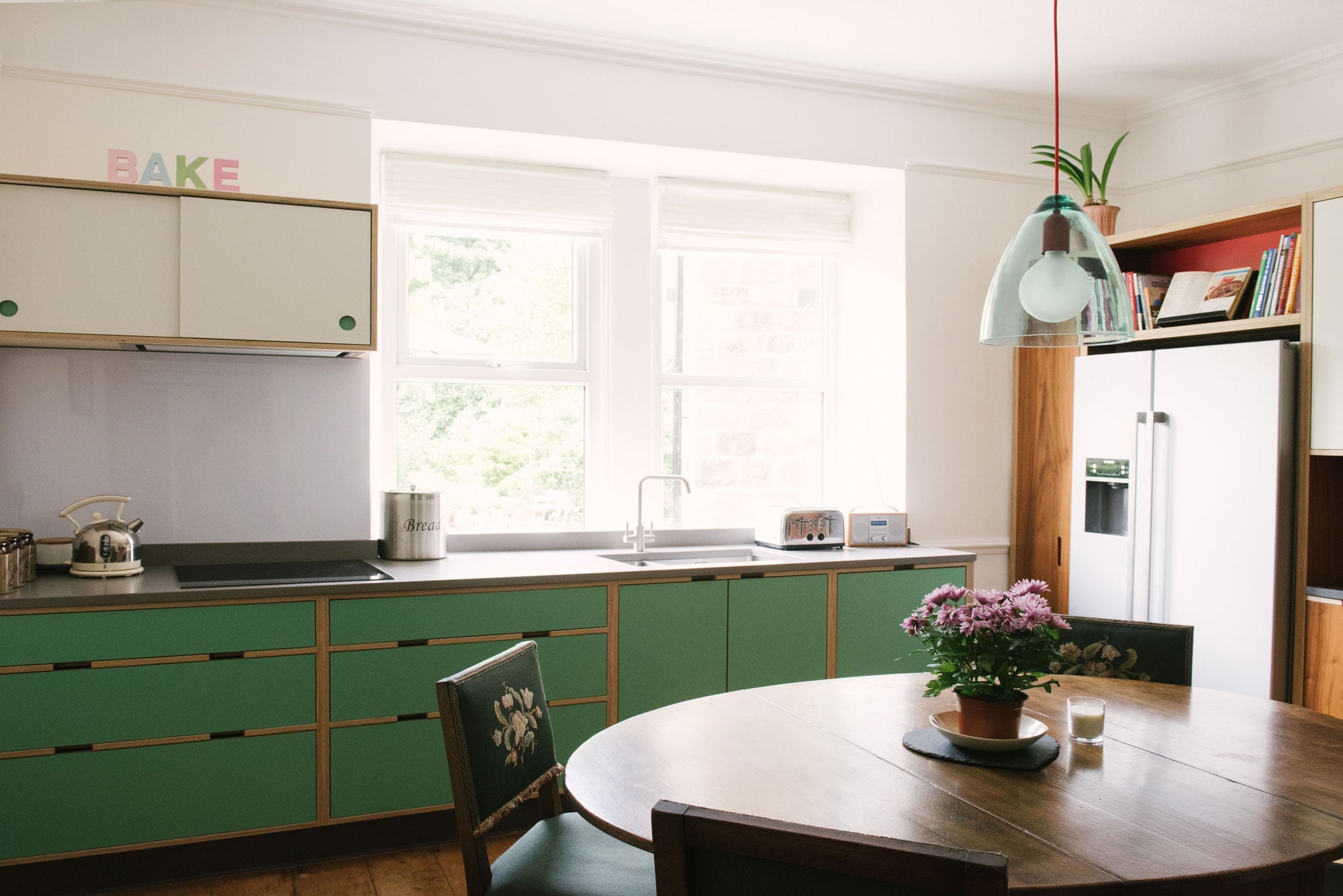 Walnut Veneer Kitchen Doors