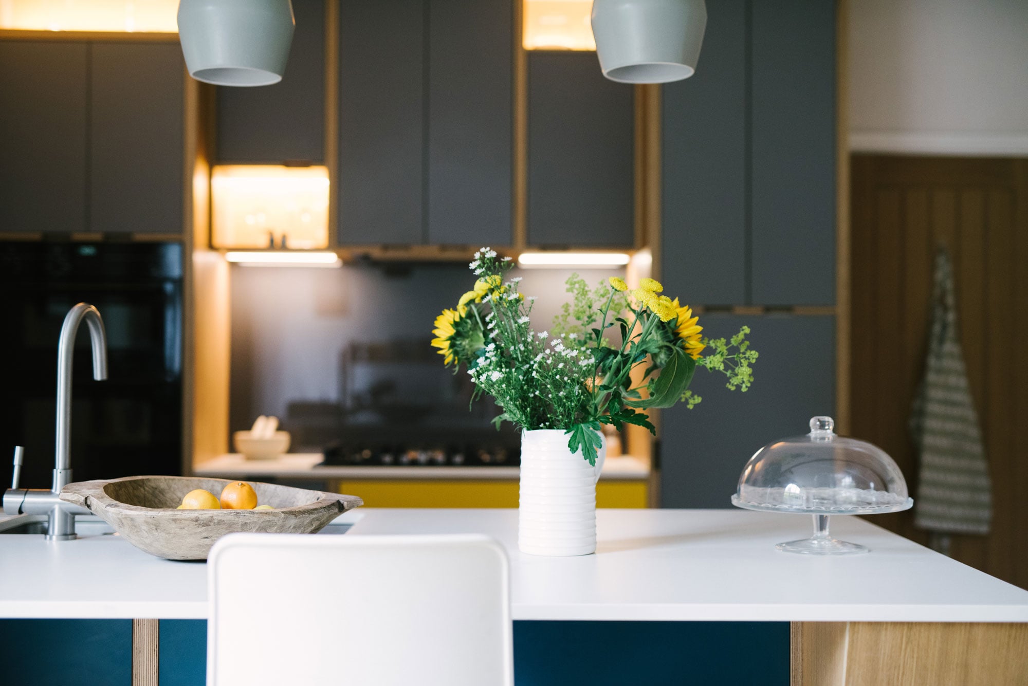 Grey Plywood Kitchen