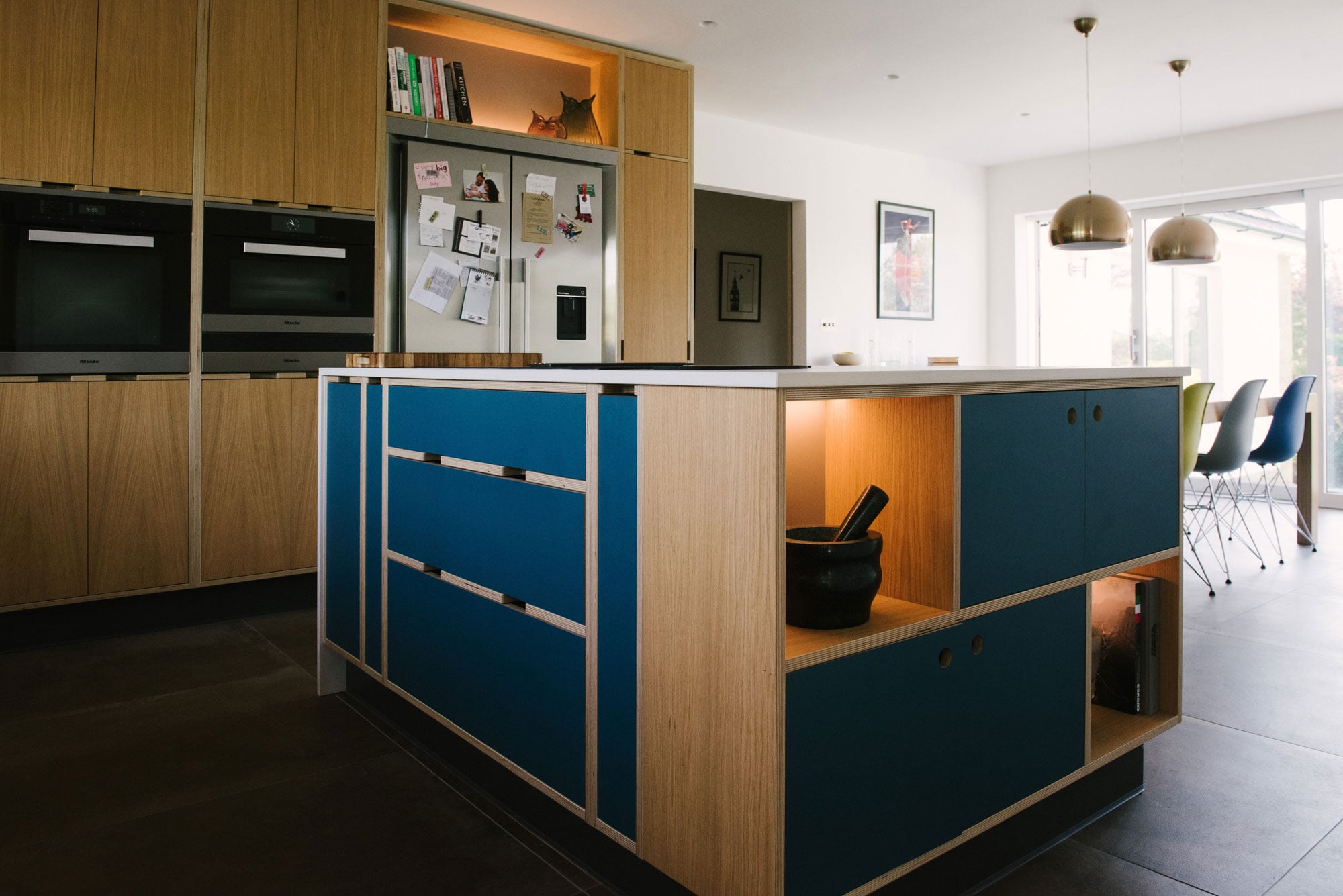 Plywood Kitchen Island