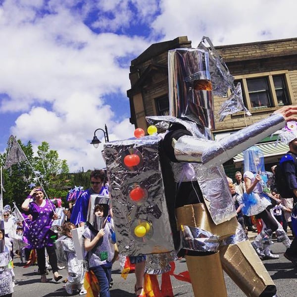Hebden Bridge handmade parade