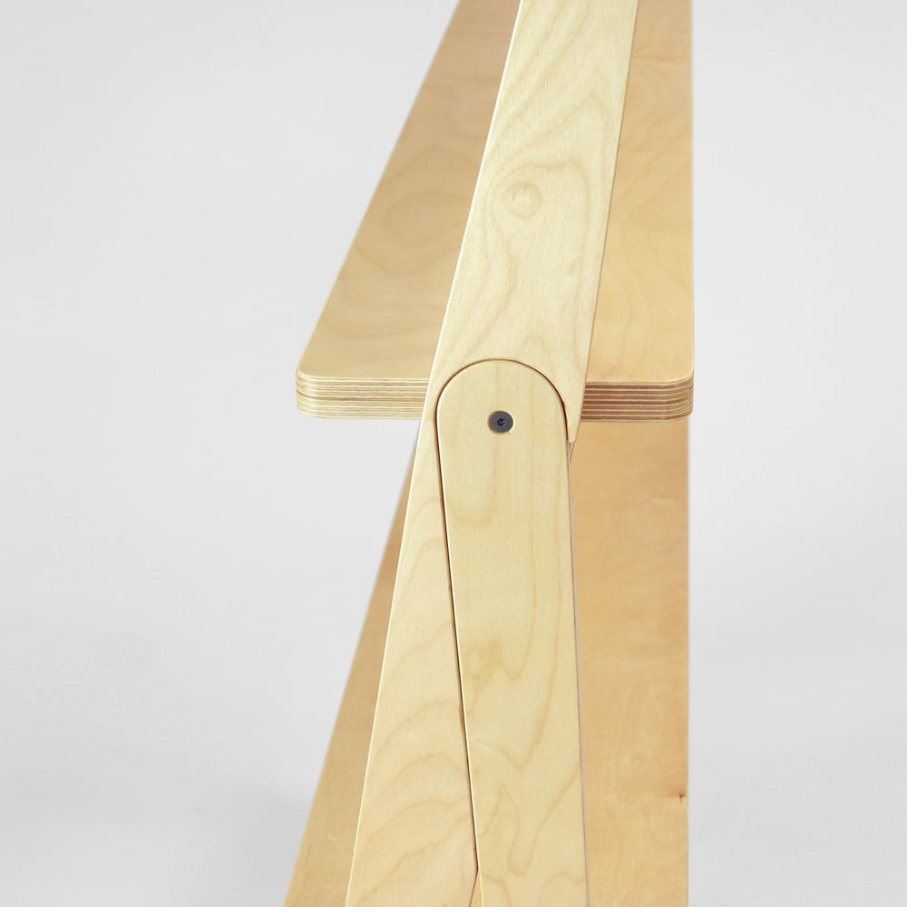 plywood shelving detail