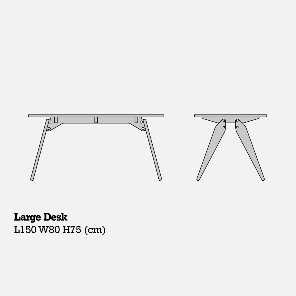 Plywood Desk_Large size
