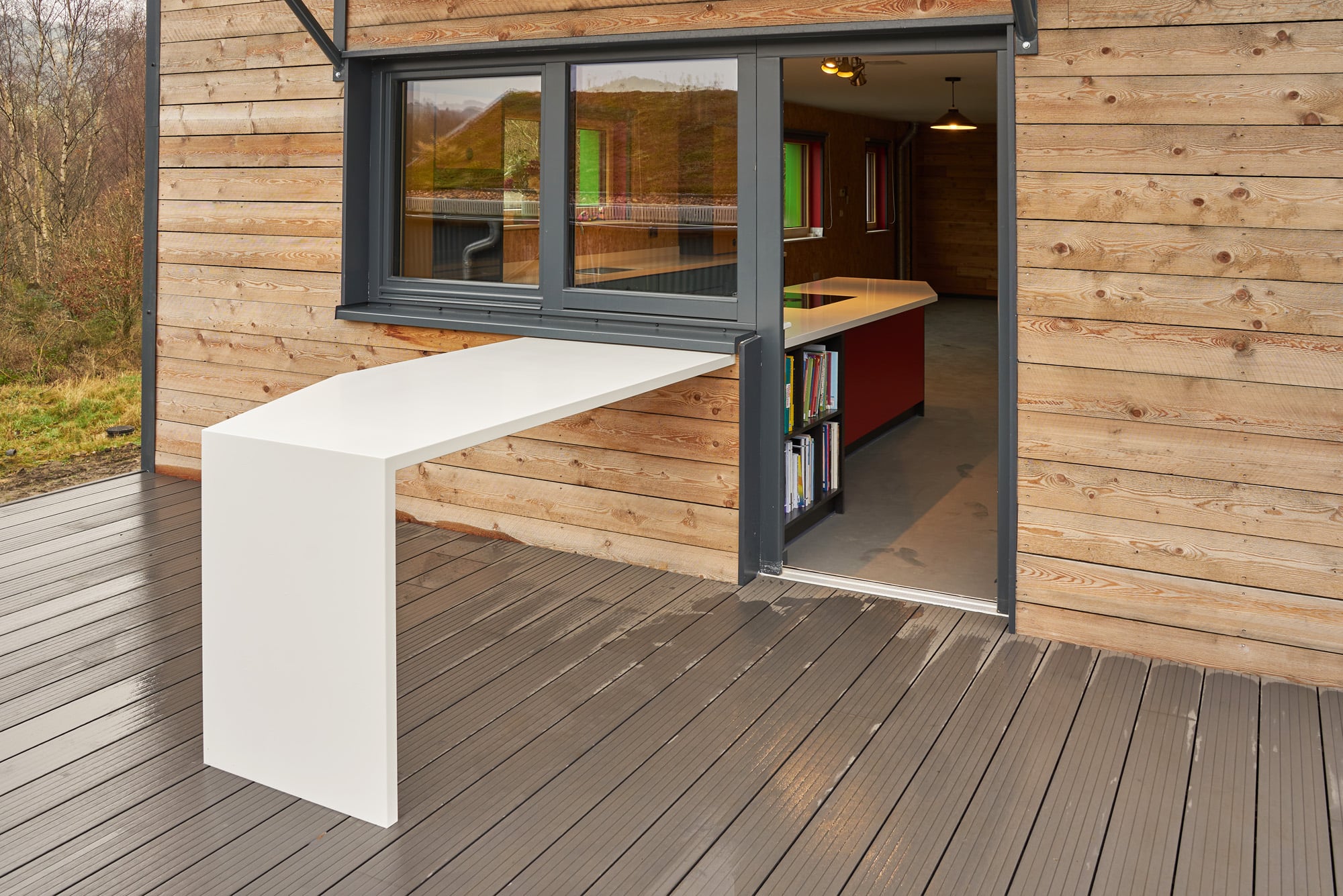 Corian Worktops outdoors