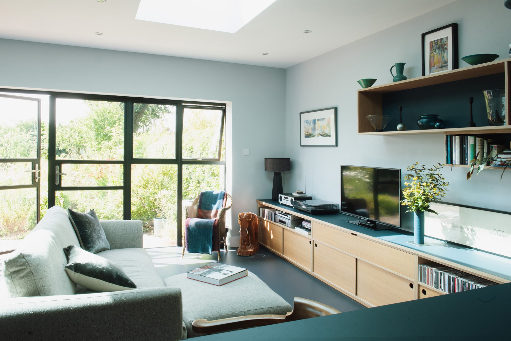 bespoke plywood living room furniture