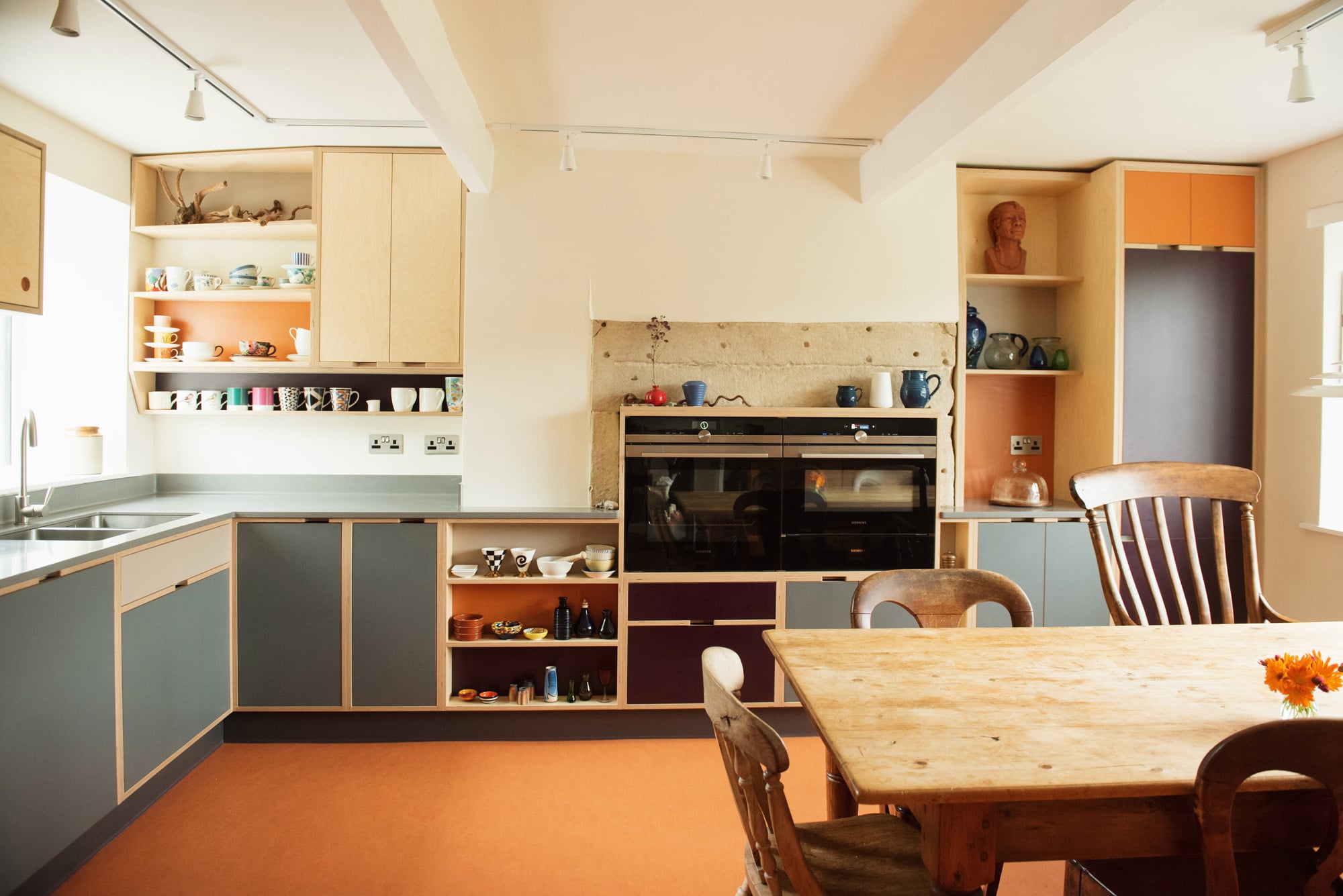 arts and crafts style kitchen