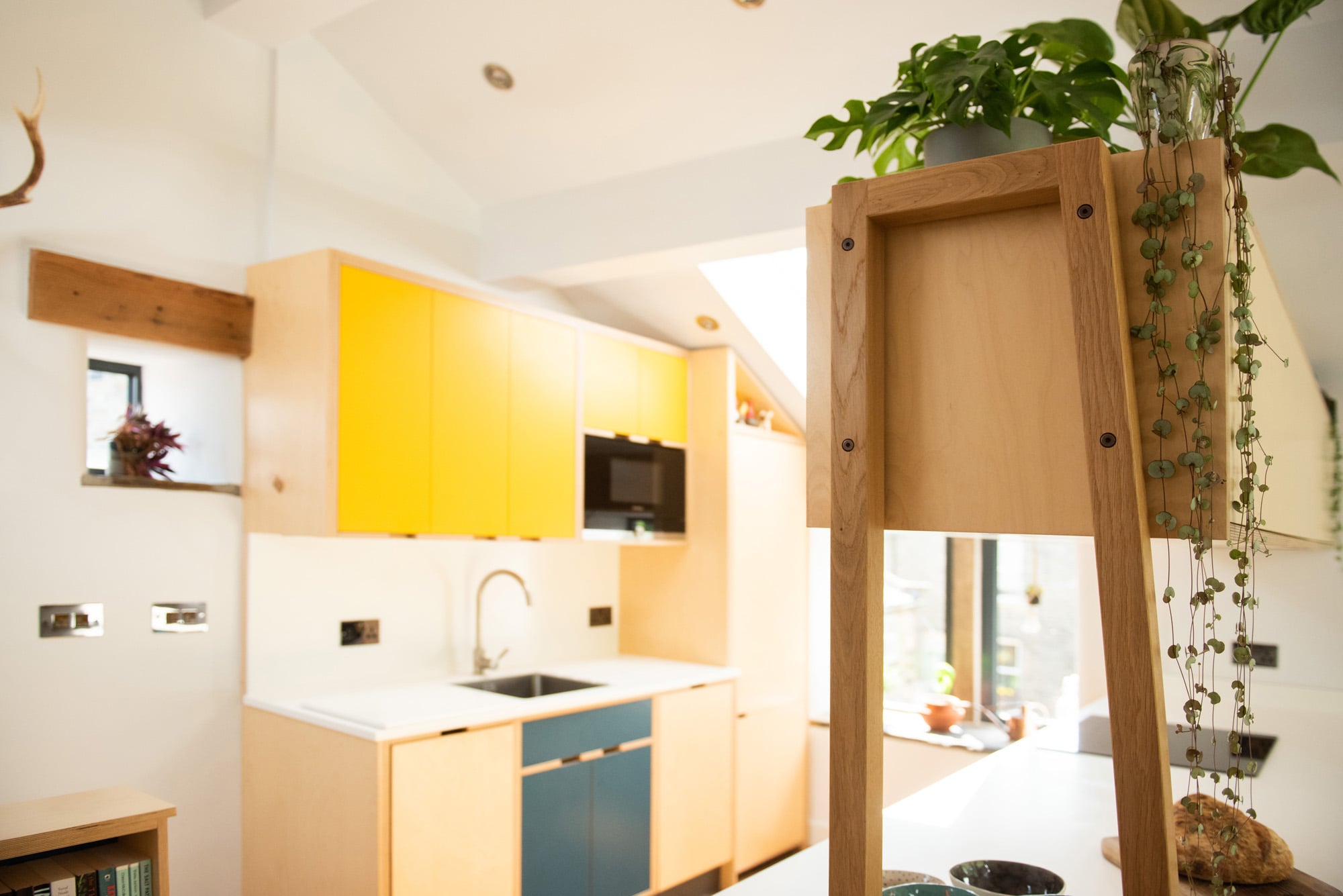bespoke kitchen units in converted barn
