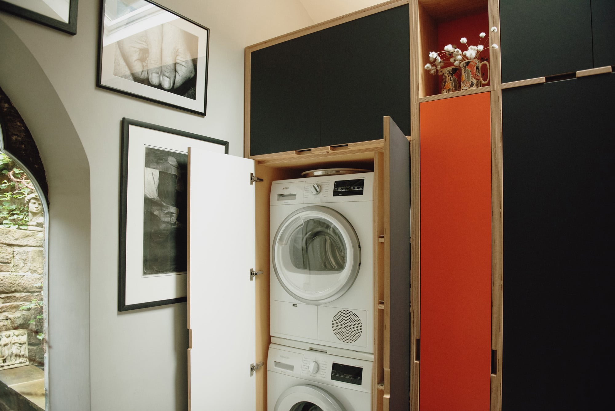 stacked washer dryer cabinet 