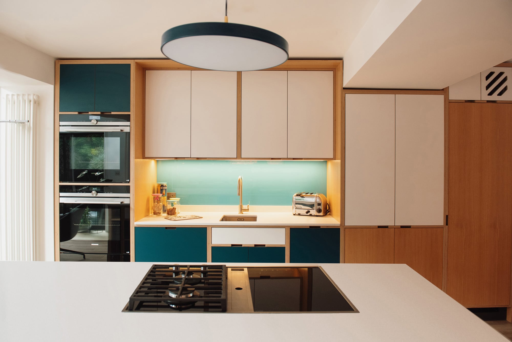 contemporary plywood kitchen