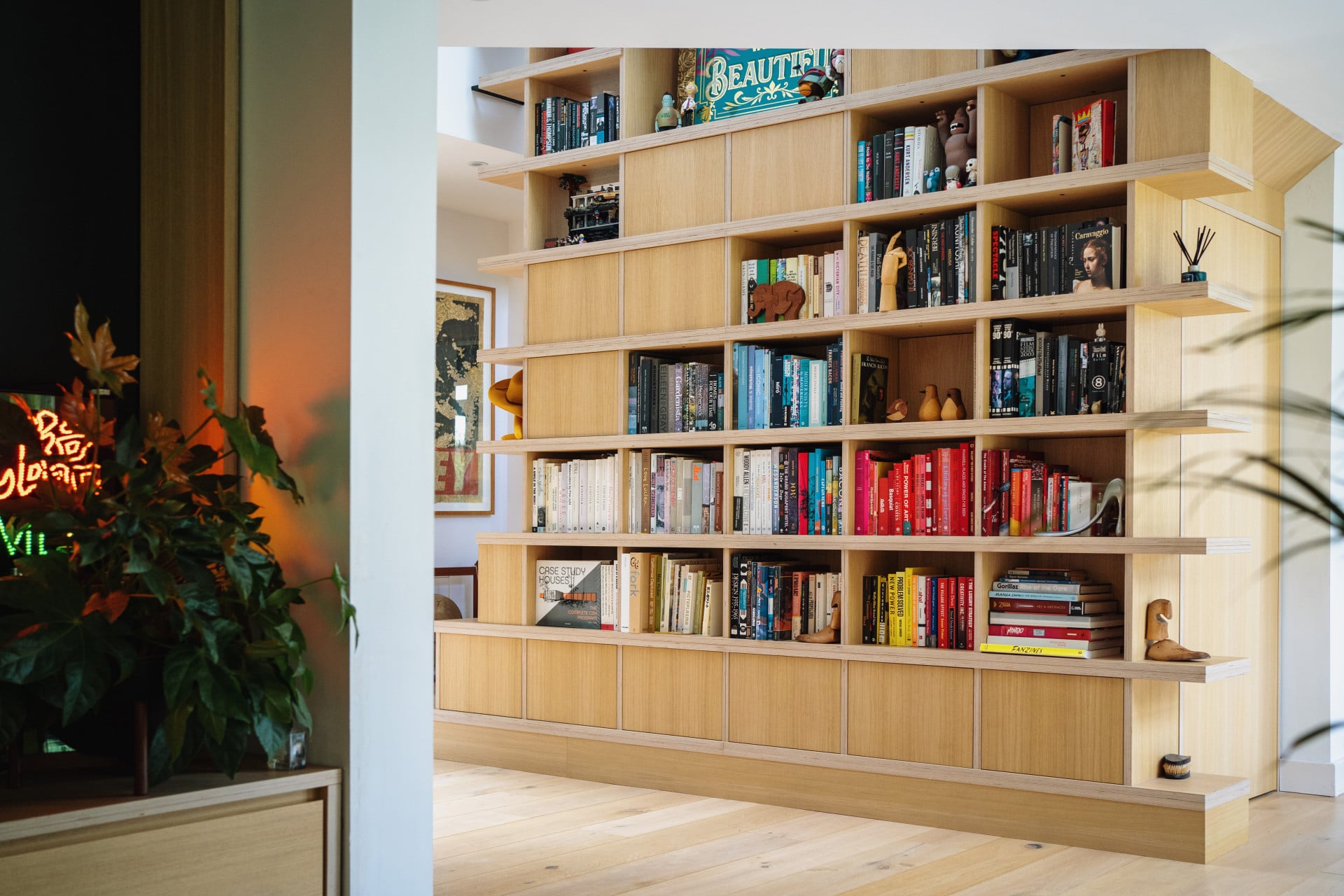 staircase bookcase