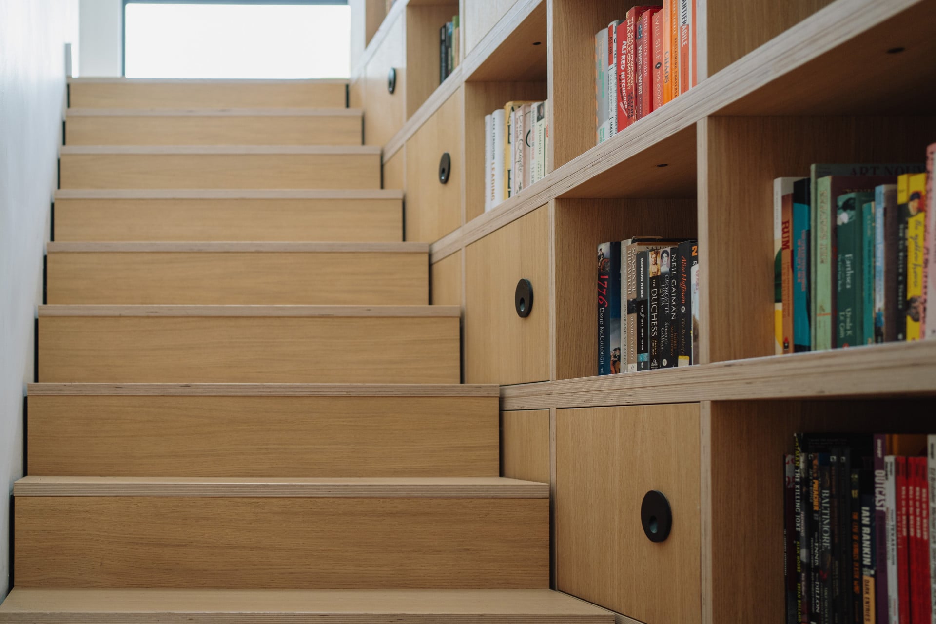 detail shot of ply stairs