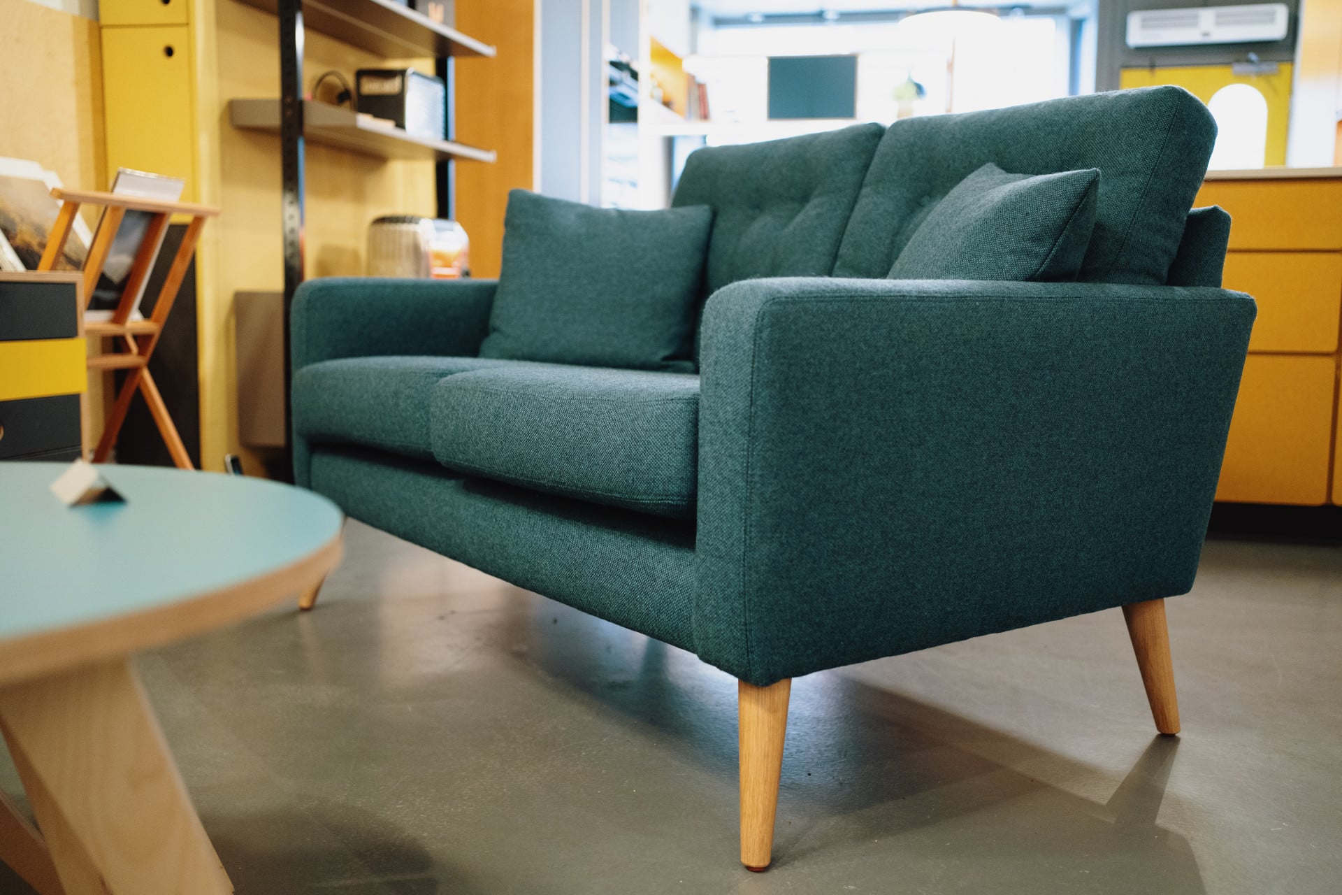 mid century style sofa