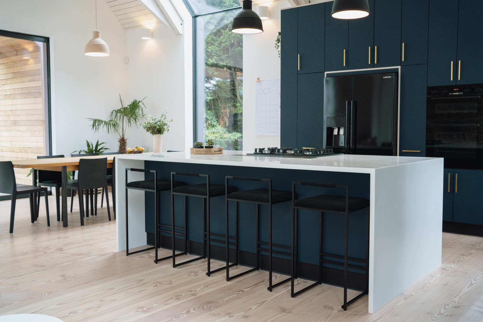 Dark Blue Valchromat Kitchen 