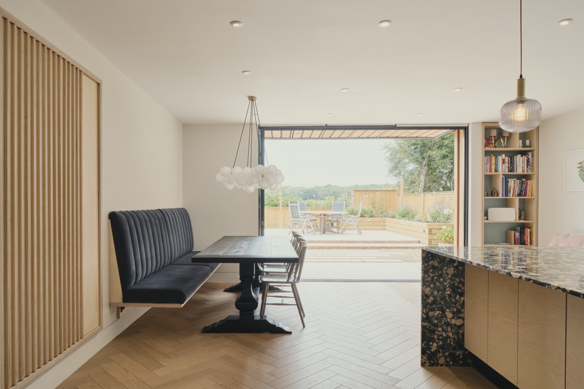 Floating Banquette Seating 