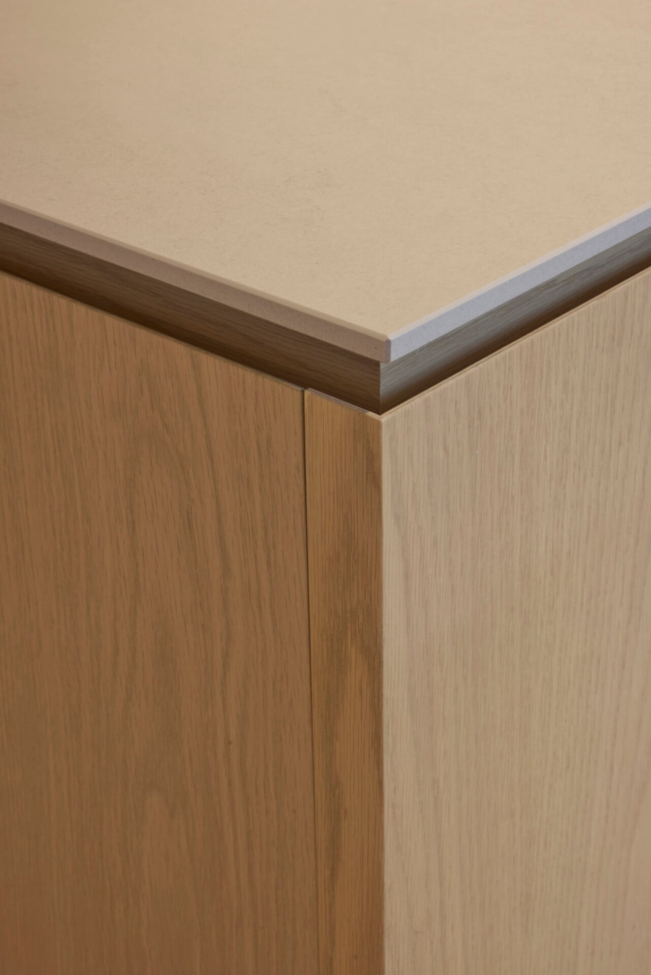 detail of scandinavian kitchen cabinets